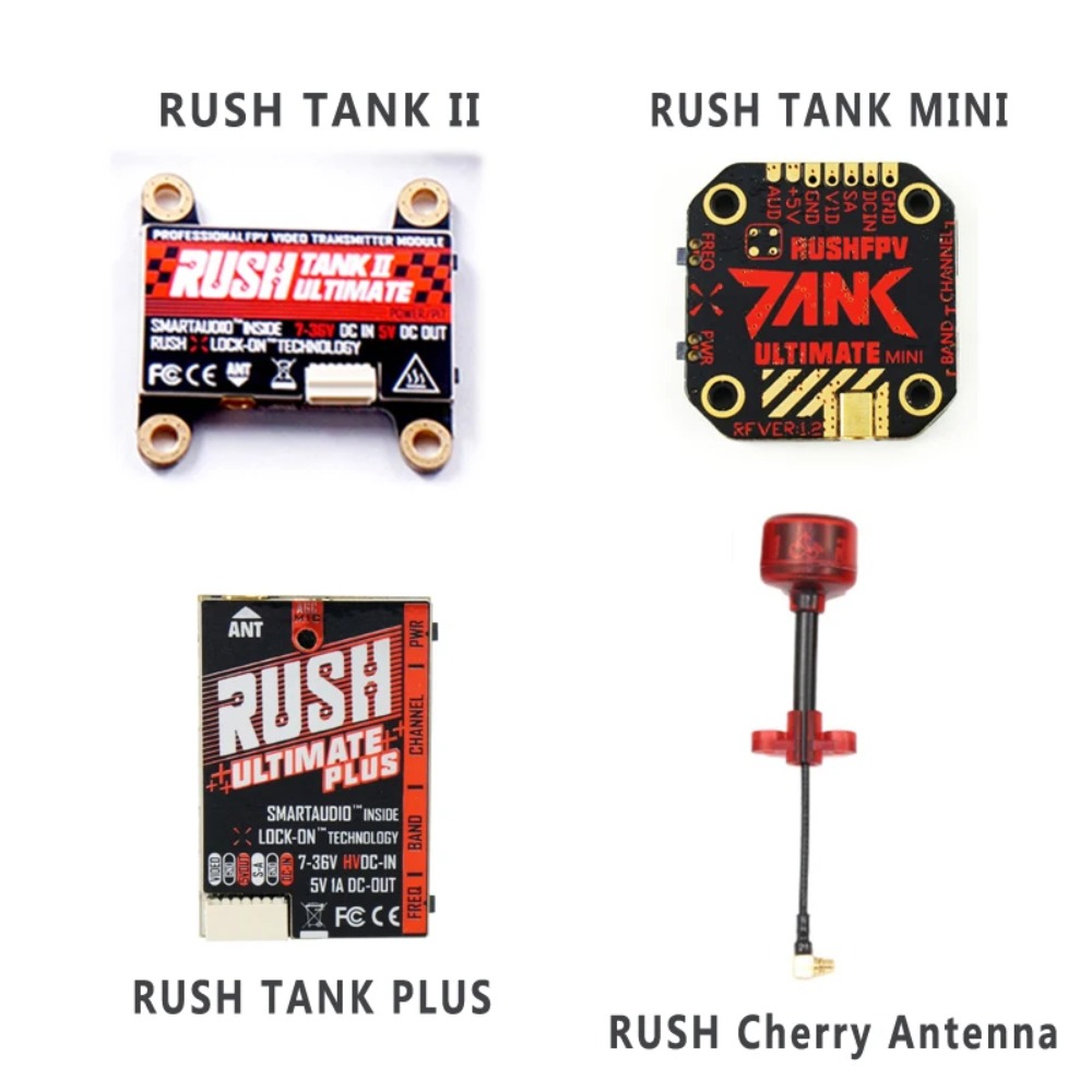 Drone Racing Frame - جهاز إرسال الفيديو RUSH TANK Ultimate