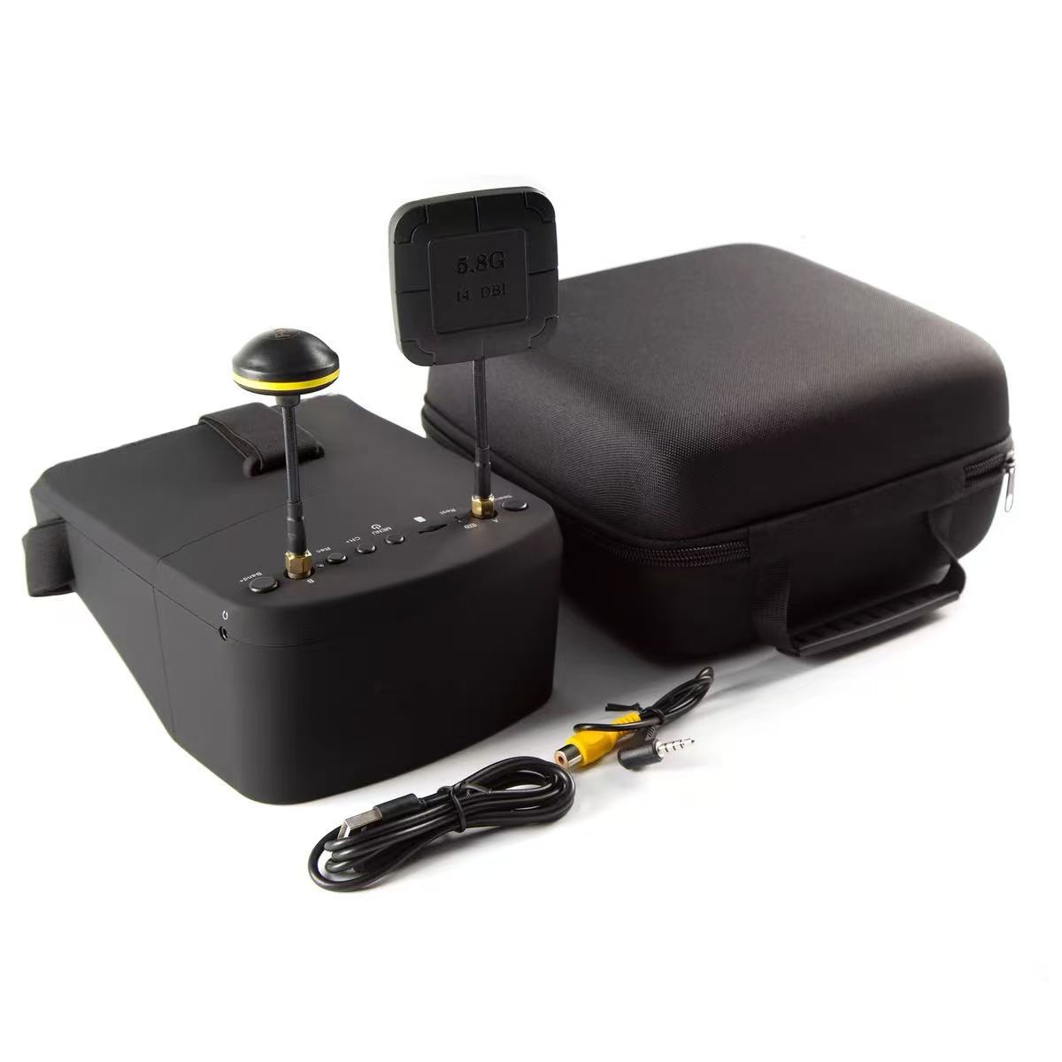 نظارات EV800D FPV بشاشة قابلة  - مراجعة Drone Racing Goggles وسعره