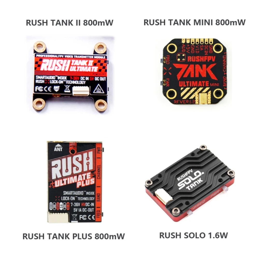 جهاز إرسال الفيديو RUSH TANK U - مراجعة Drone Racing Frame وسعره