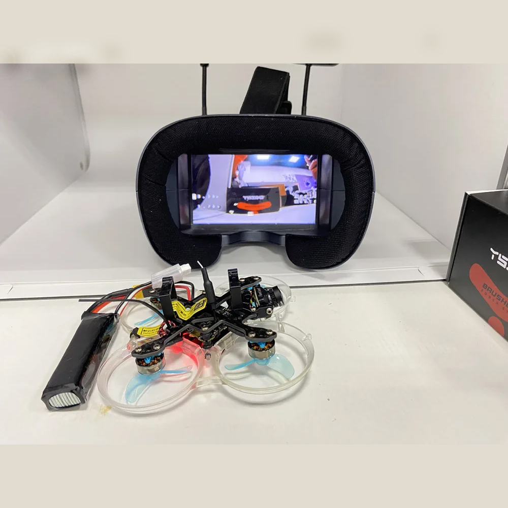 FPV نظارات 008D 5.8G 40CH 4.3  - مراجعة Drone Racing Goggles وسعره